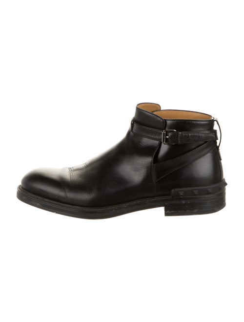 Valentino Leather Boots Black