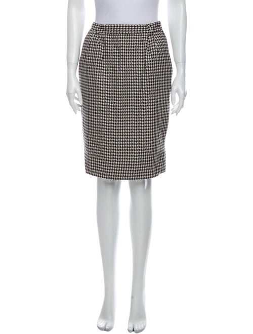 Valentino Vintage Knee-Length Skirt Black