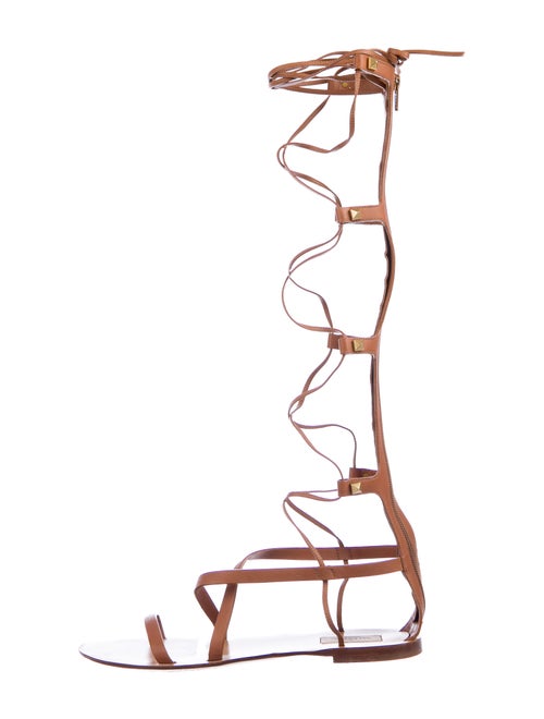 Valentino Gladiator Rockstud Accents Gladiator San
