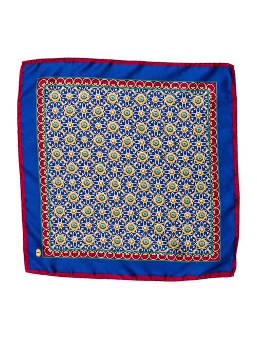 Valentino Vintage Silk Pocket Square