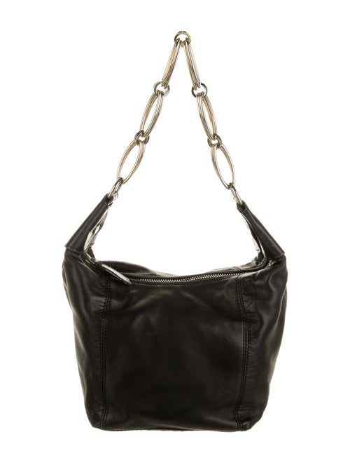 Valentino Mini Leather Hobo Black