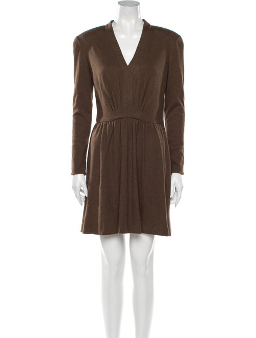 Valentino Vintage Mini Dress Brown