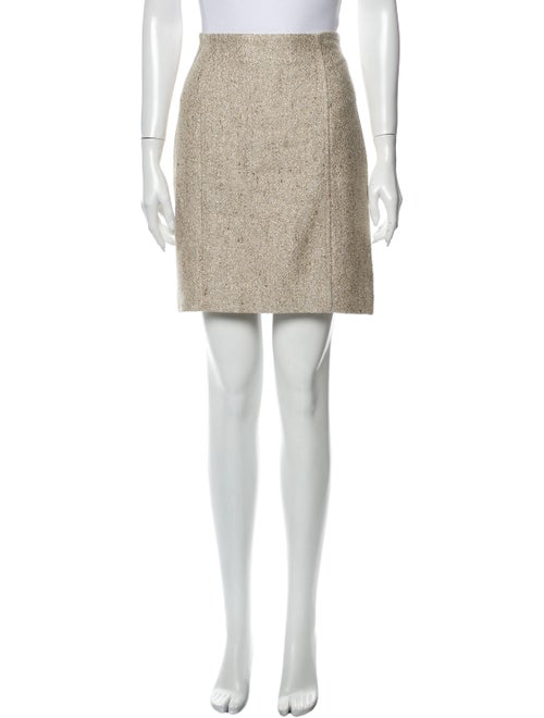 Valentino Mini Skirt Metallic