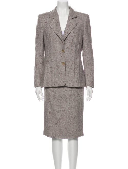 Valentino Vintage Wool Skirt Suit Wool