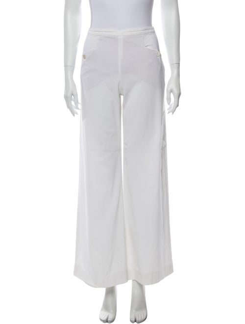 Valentino Vintage Wide Leg Pants White
