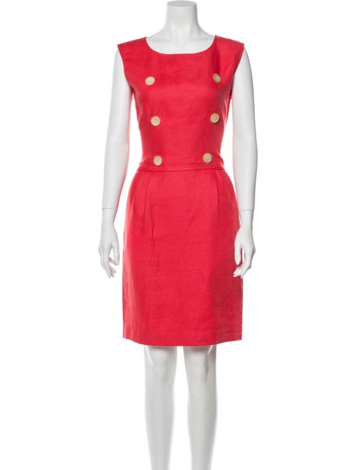 Valentino Vintage Knee-Length Dress Pink