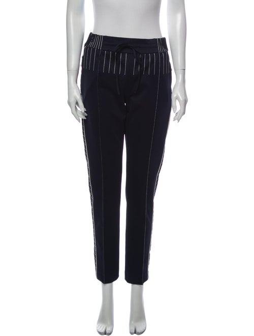 Valentino Straight Leg Pants Blue