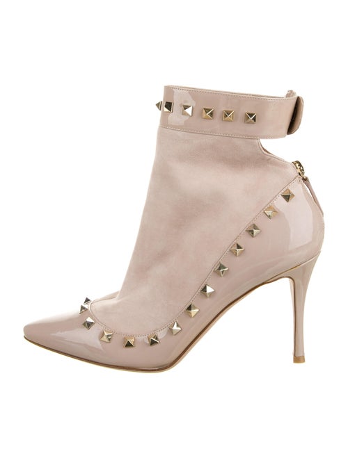 Valentino Suede Boots Pink