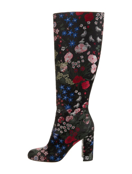 Valentino Printed Boots Black