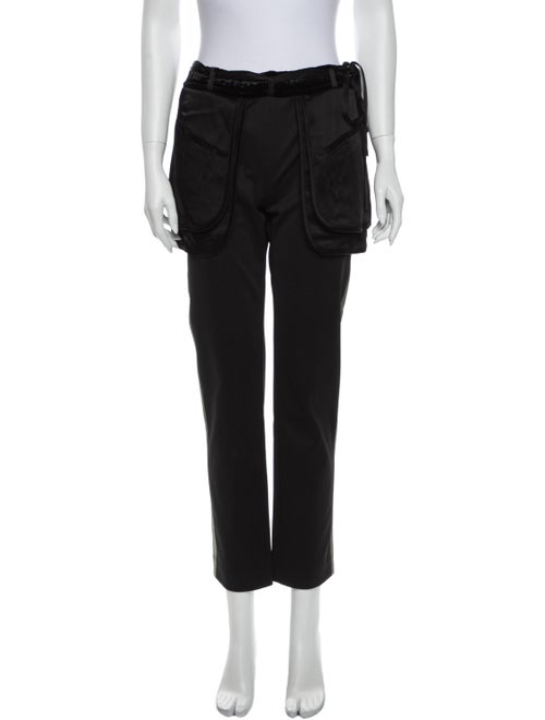 Valentino Straight Leg Pants Black