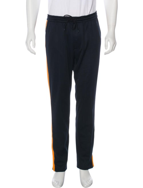 Valentino Flat Front Track Pants orange