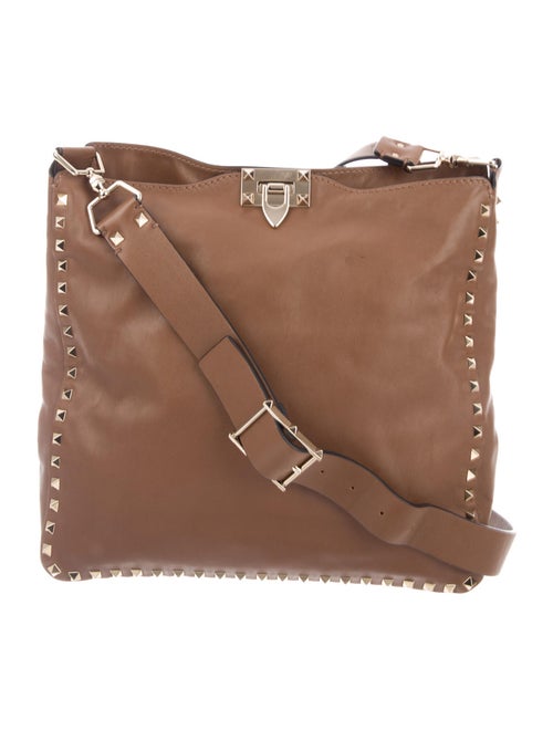 Valentino Rockstud Messenger Bag Brown