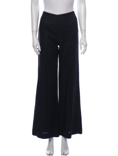 Valentino Wide Leg Pants Black