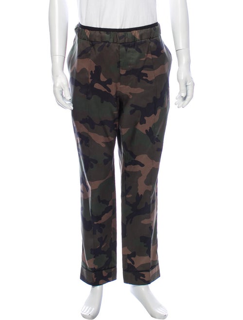 Valentino Silk Pants Green
