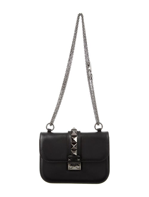Valentino Small Glam Rock Crossbody Bag Black