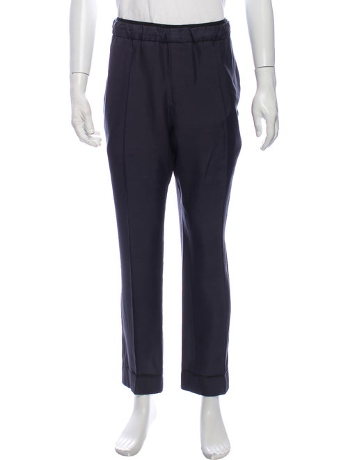 Valentino Silk Pants Blue