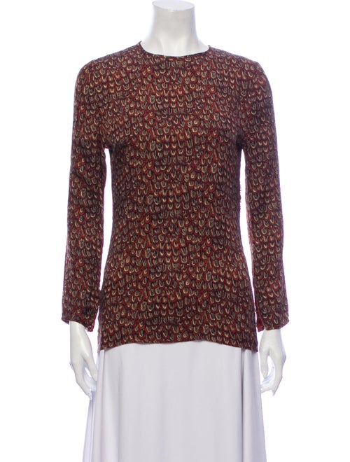 Valentino Vintage Printed Blouse