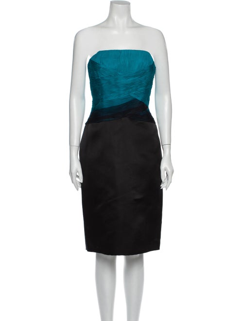 Valentino Silk Mini Dress Black