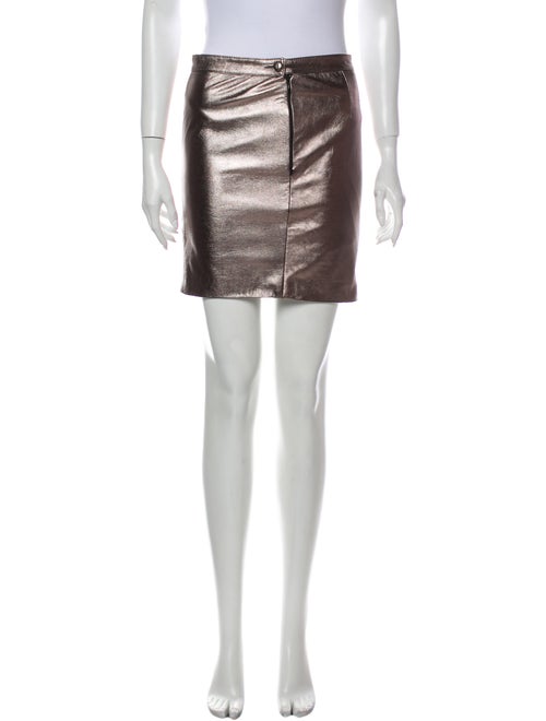 Valentino Mini Skirt Metallic