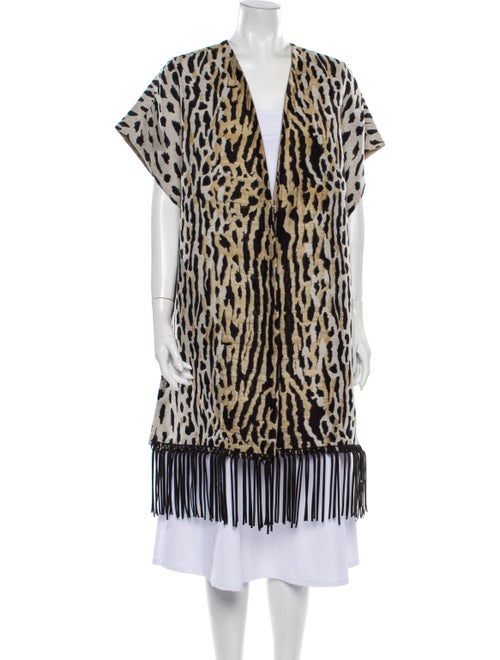 Valentino Animal Print Coat