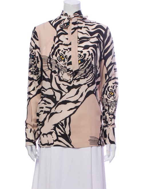 Valentino Silk Printed Blouse