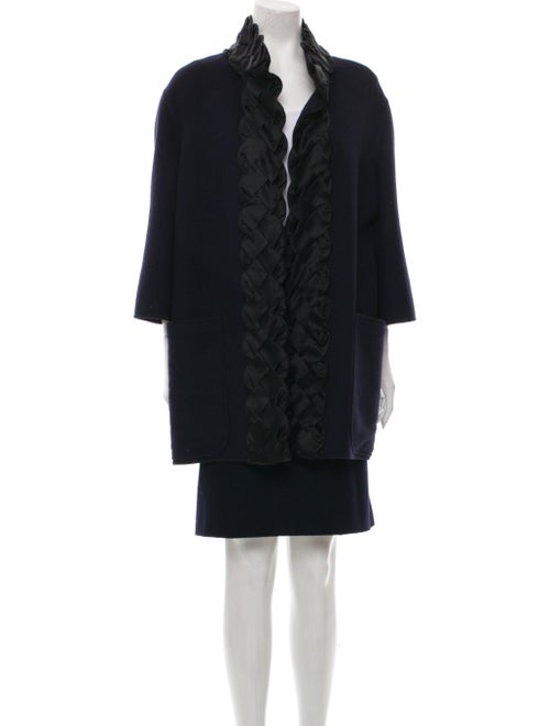 Valentino Virgin Wool Skirt Suit Wool