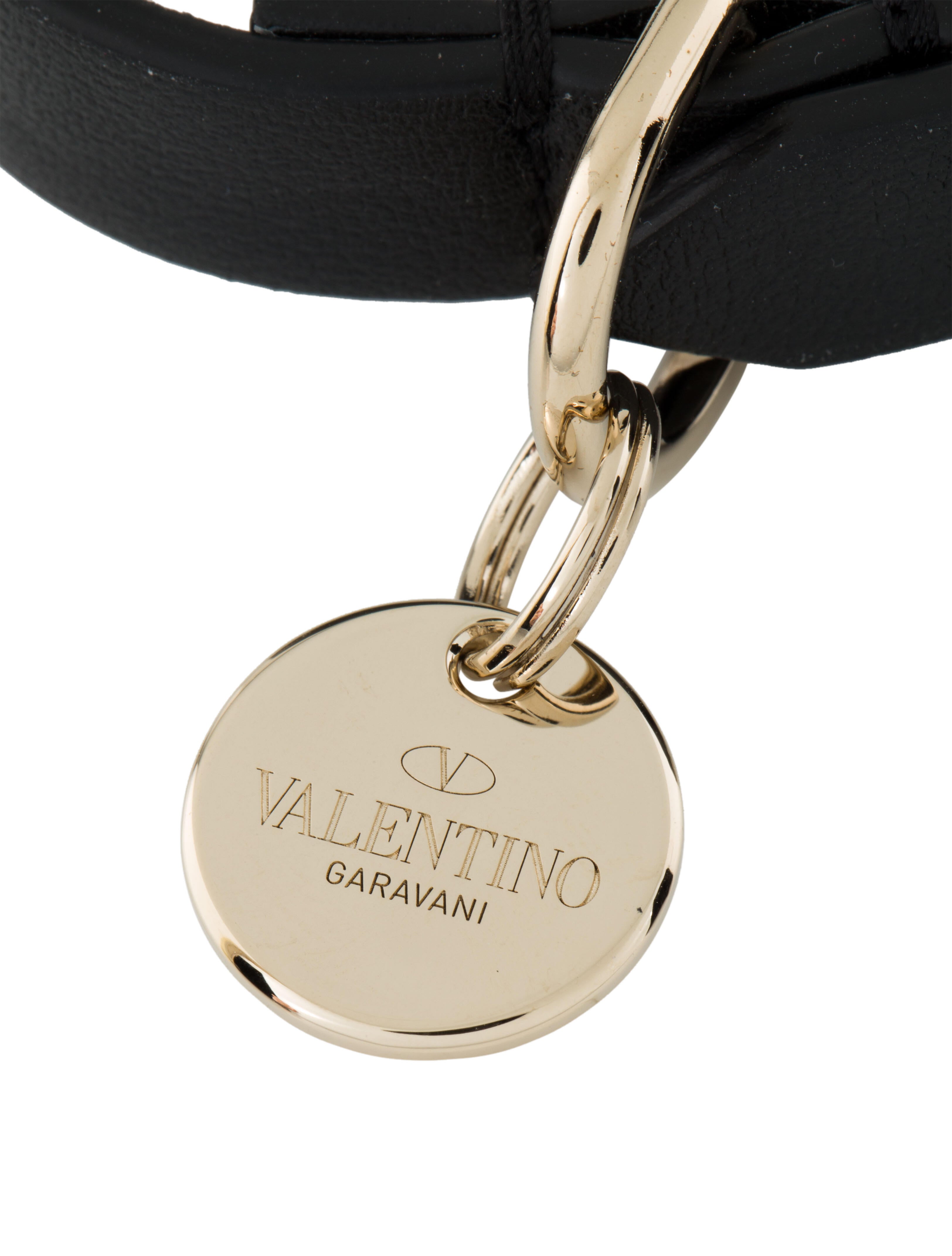 Valentino Garavani Rockstud Pet Collar - Black Pet Accessories