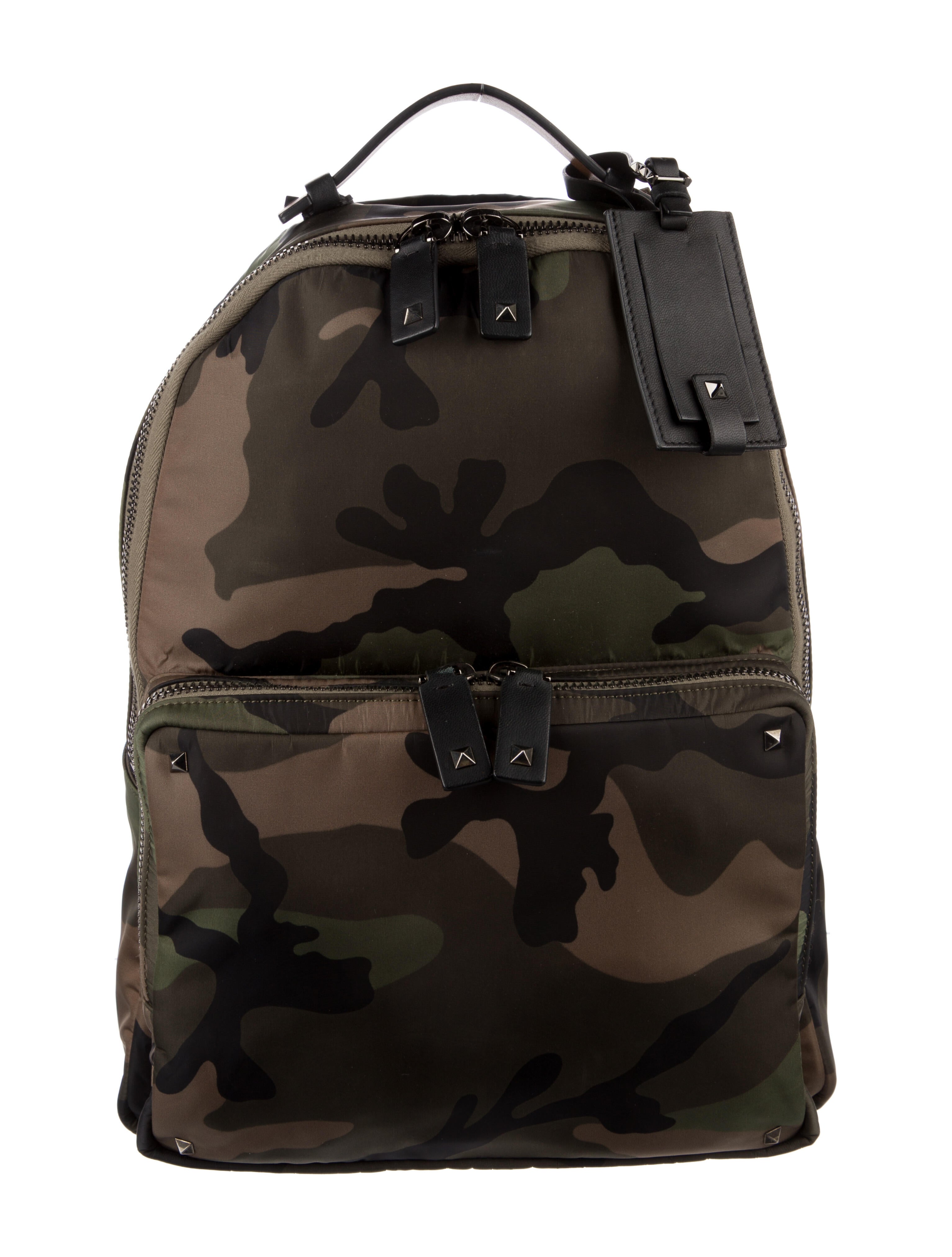 Valentino Camouflage Nylon Backpack