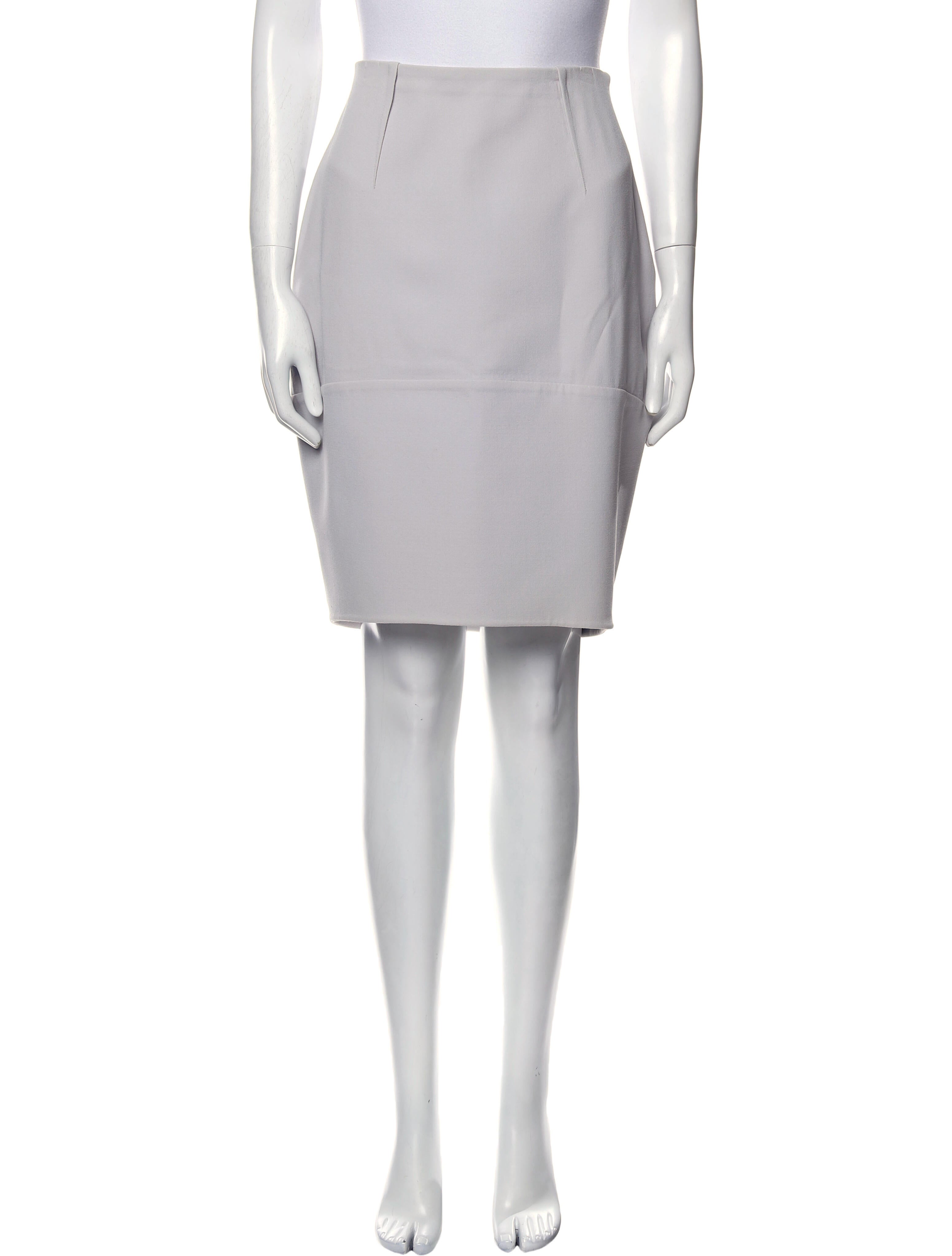 Valentino Virgin Wool Knee-Length Skirt