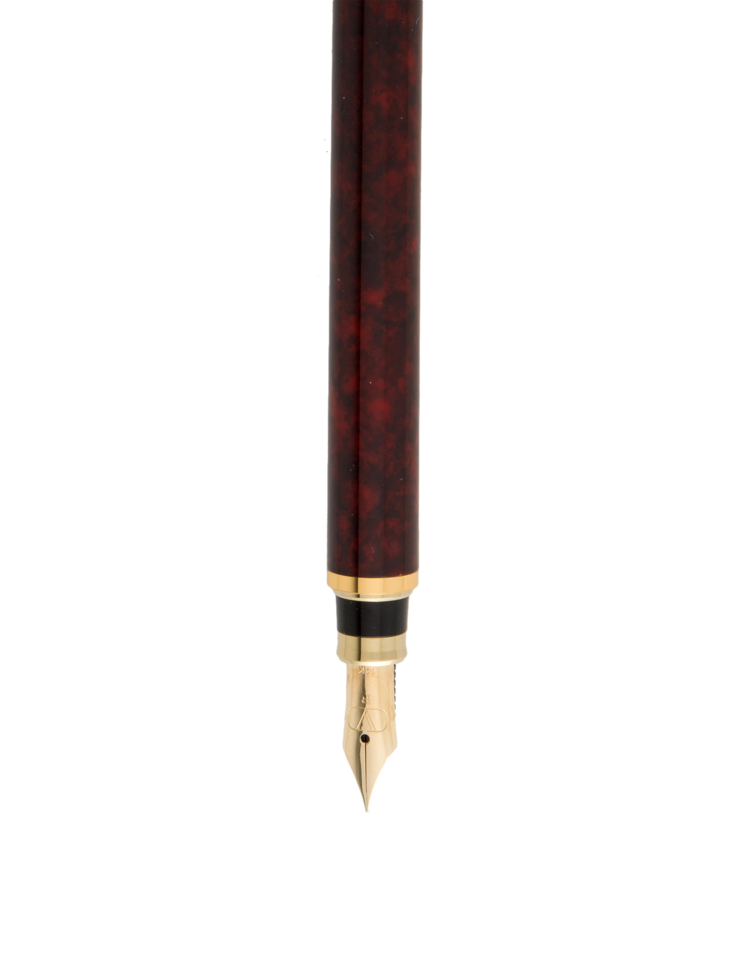 Valentino Garavani Fountain Pen - Black Books, Stationery & Pens