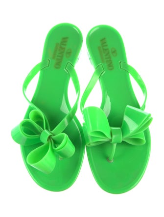 Valentino Jelly Rubber Slides