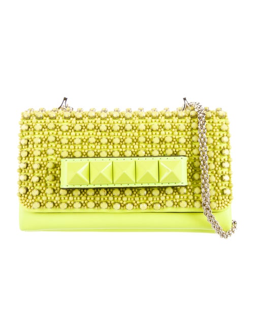Valentino Va Va Voom Neon Knuckle Clutch