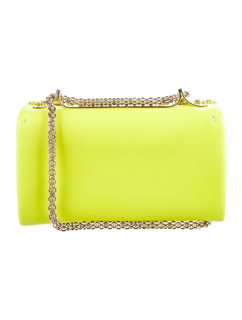 Valentino Va Va Voom Neon Knuckle Clutch