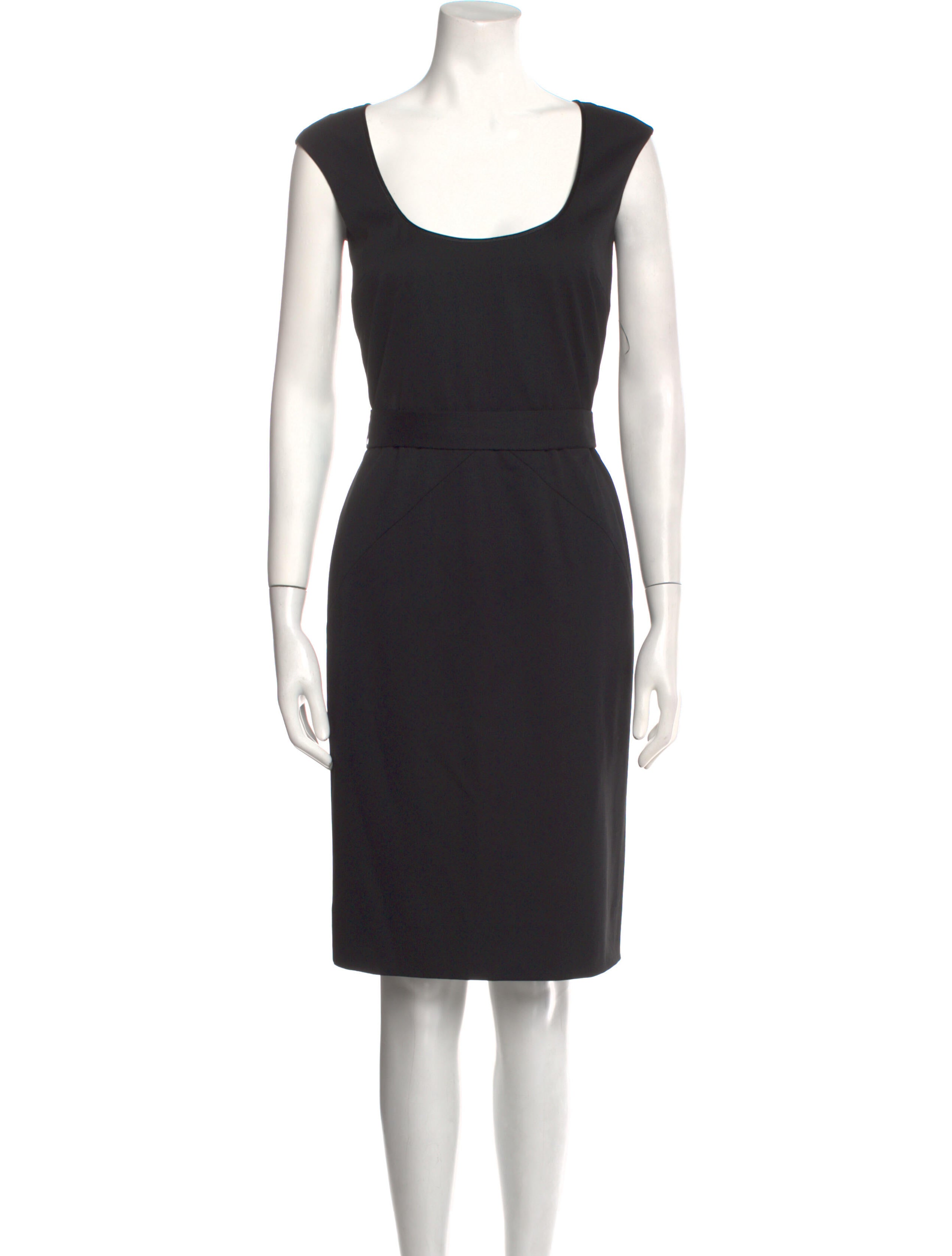 Valentino Hiver 2008 Knee-Length Dress - Black Dresses, Clothing 