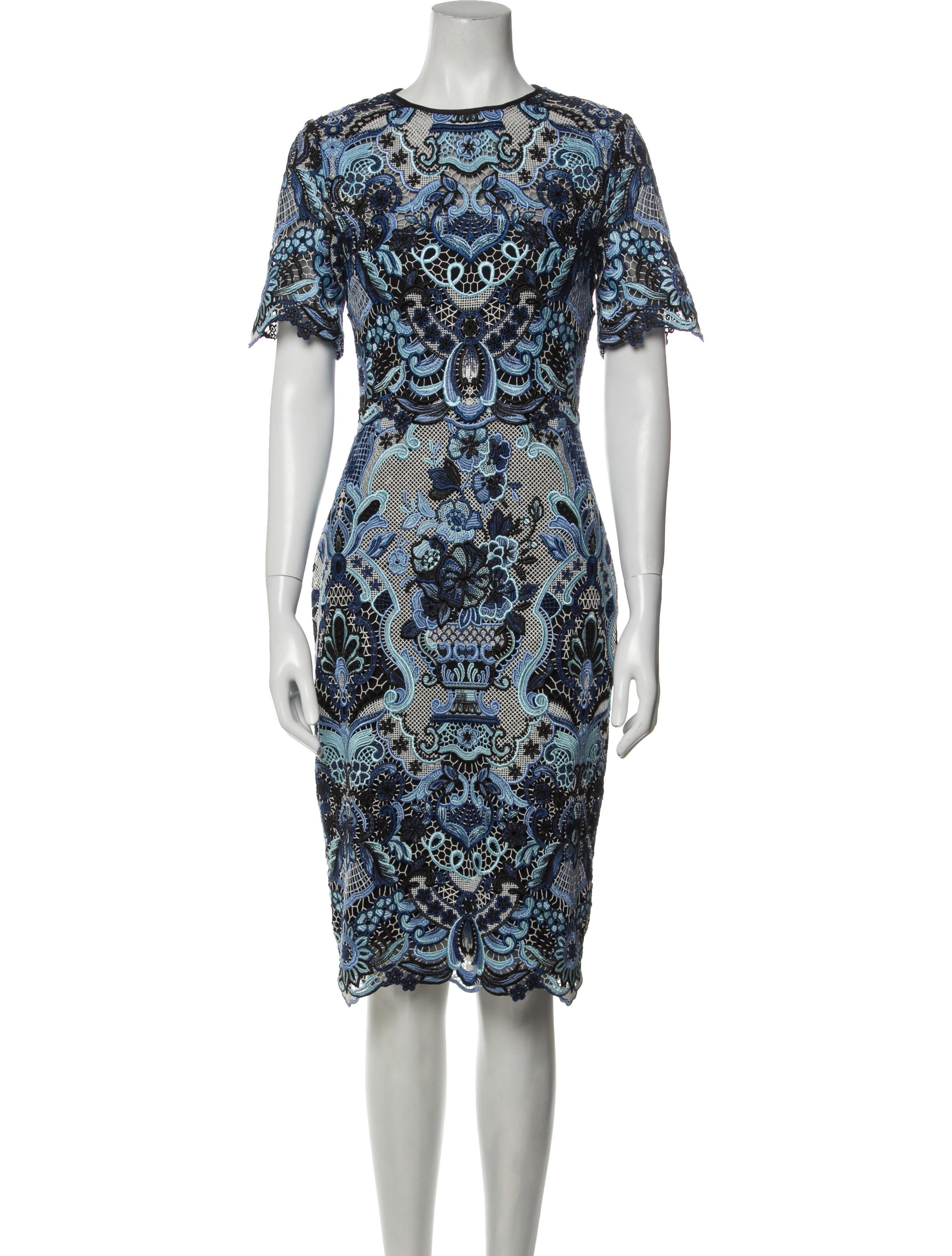 Chanel Wool Cashmere Dress w/ Tags - Blue Dresses, Clothing - CHA195922 ...