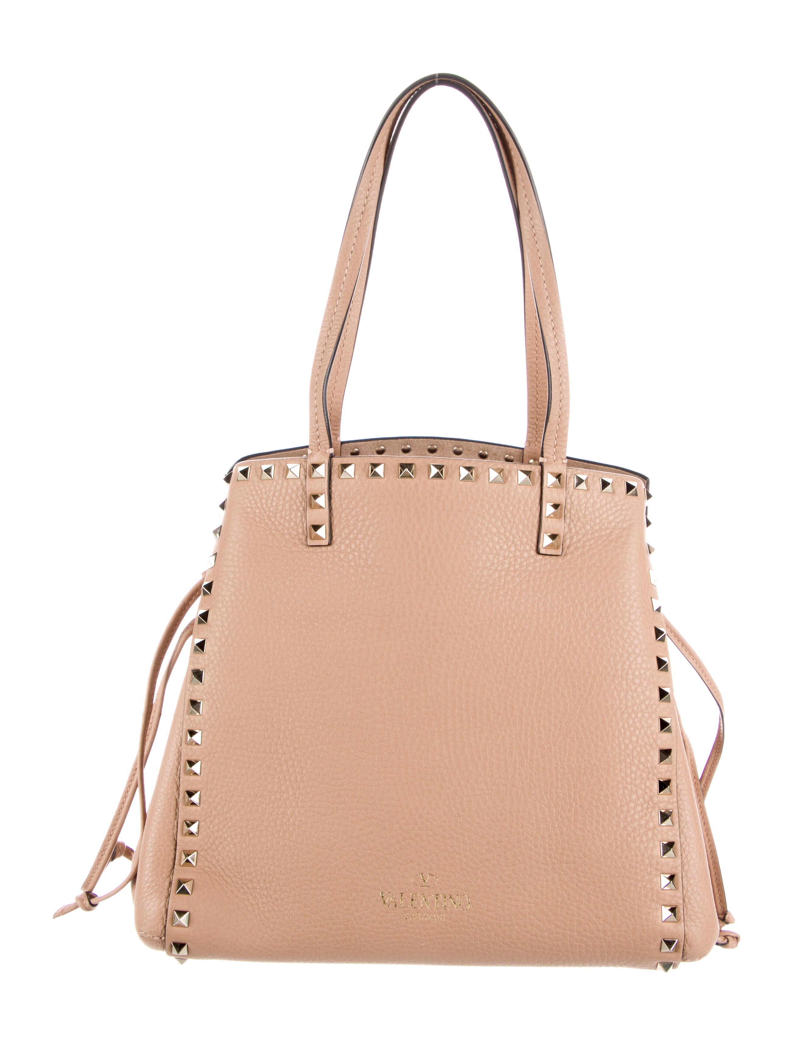 Valentino Rockstud Shoulder Bag w/ Tags Neutrals Totes, Handbags