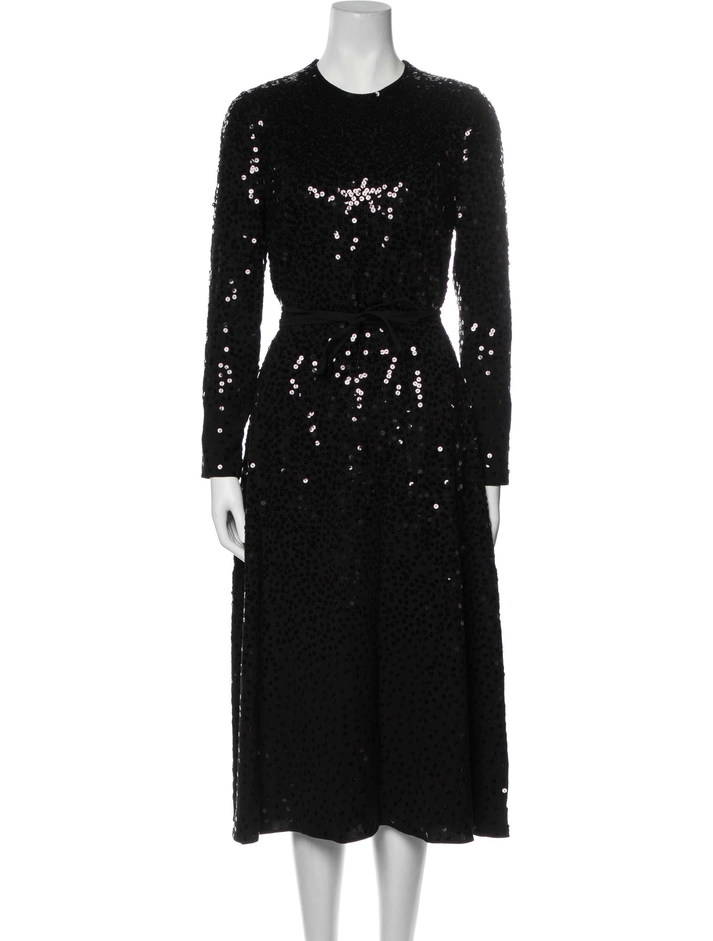 black feather prom dress Sequin Plunging Neck Trumpet Floor Length Size:16x20 Unframed Poster Print markeddown Asymmetrical Single Sleeve Midi