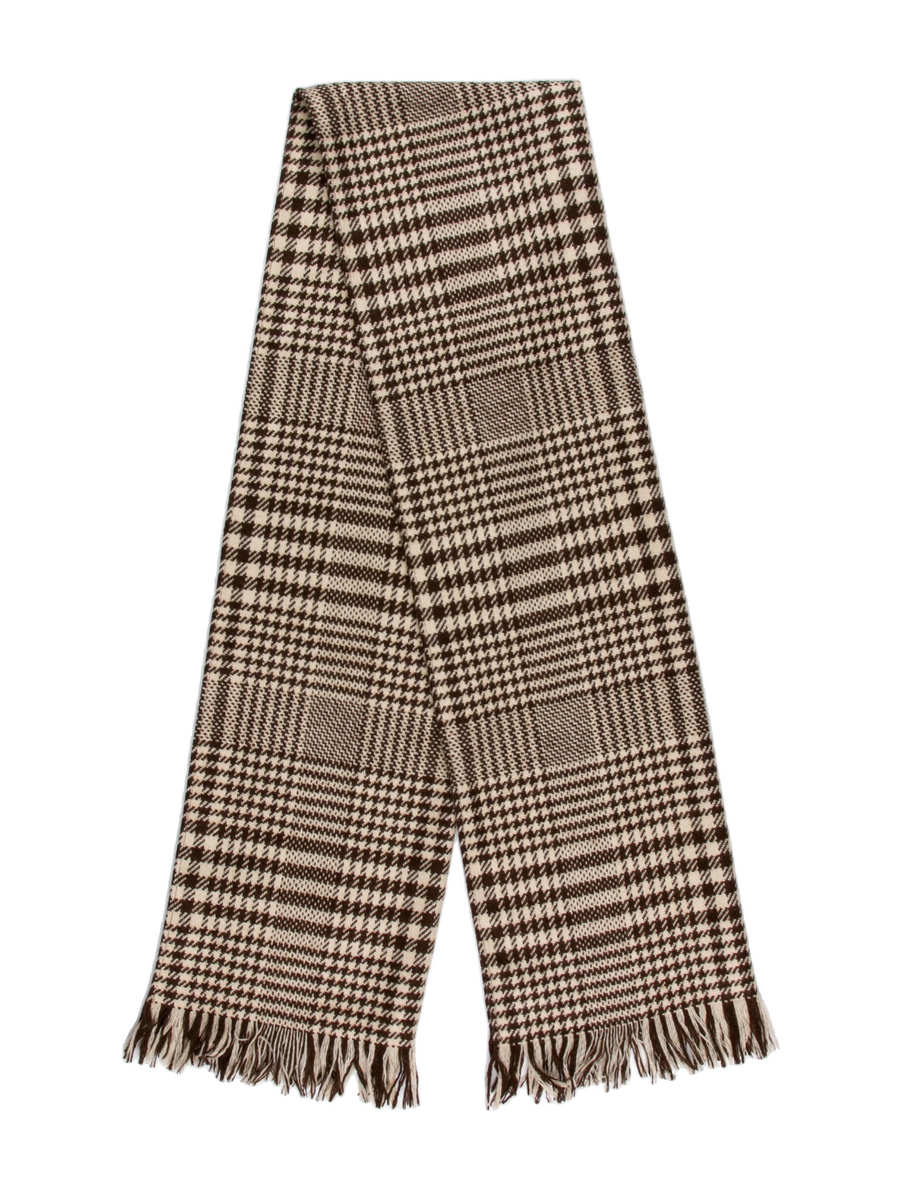 Valentino Lace FringeTrimmed Shawl Brown Scarves and Shawls