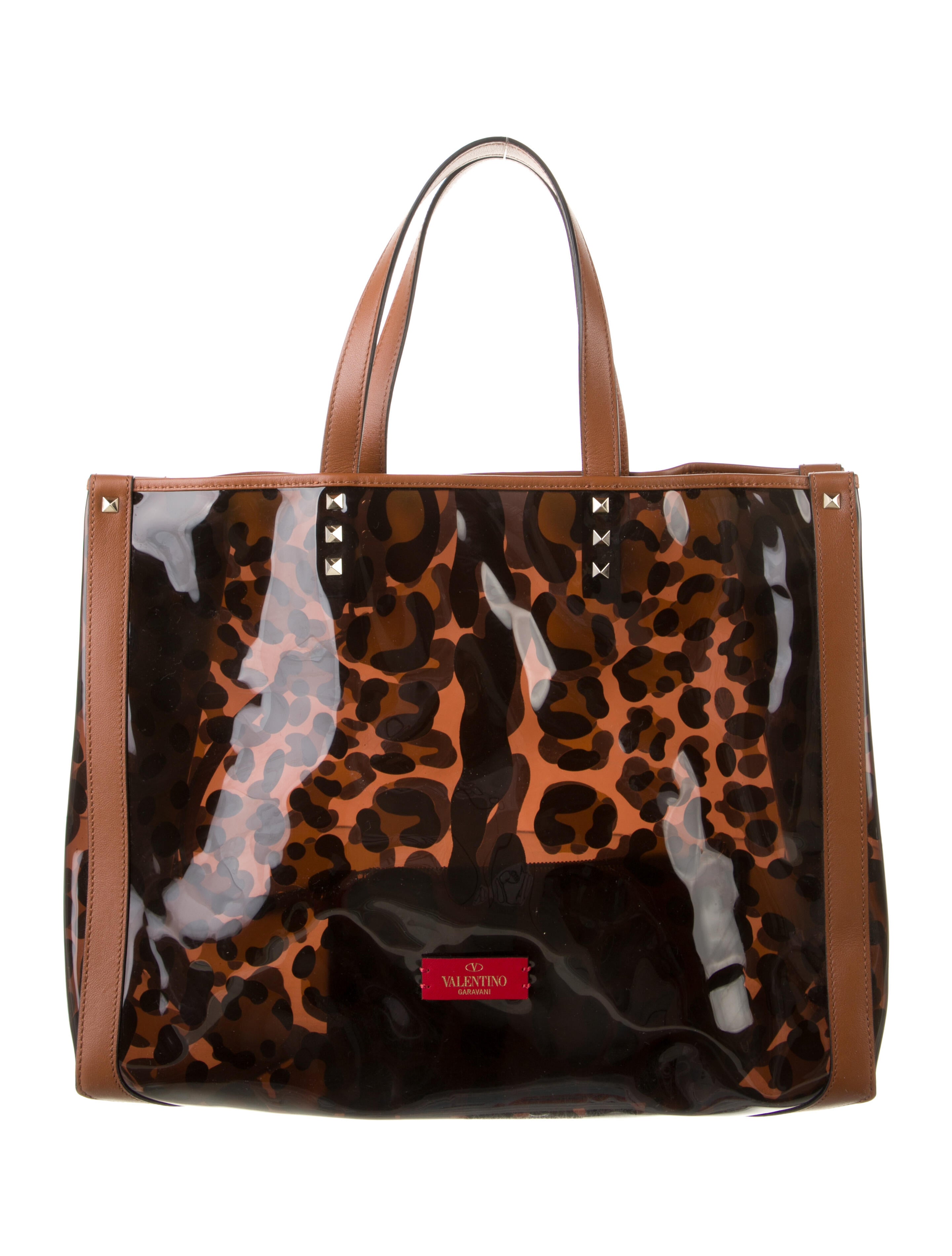 Valentino Brown Tote Bags