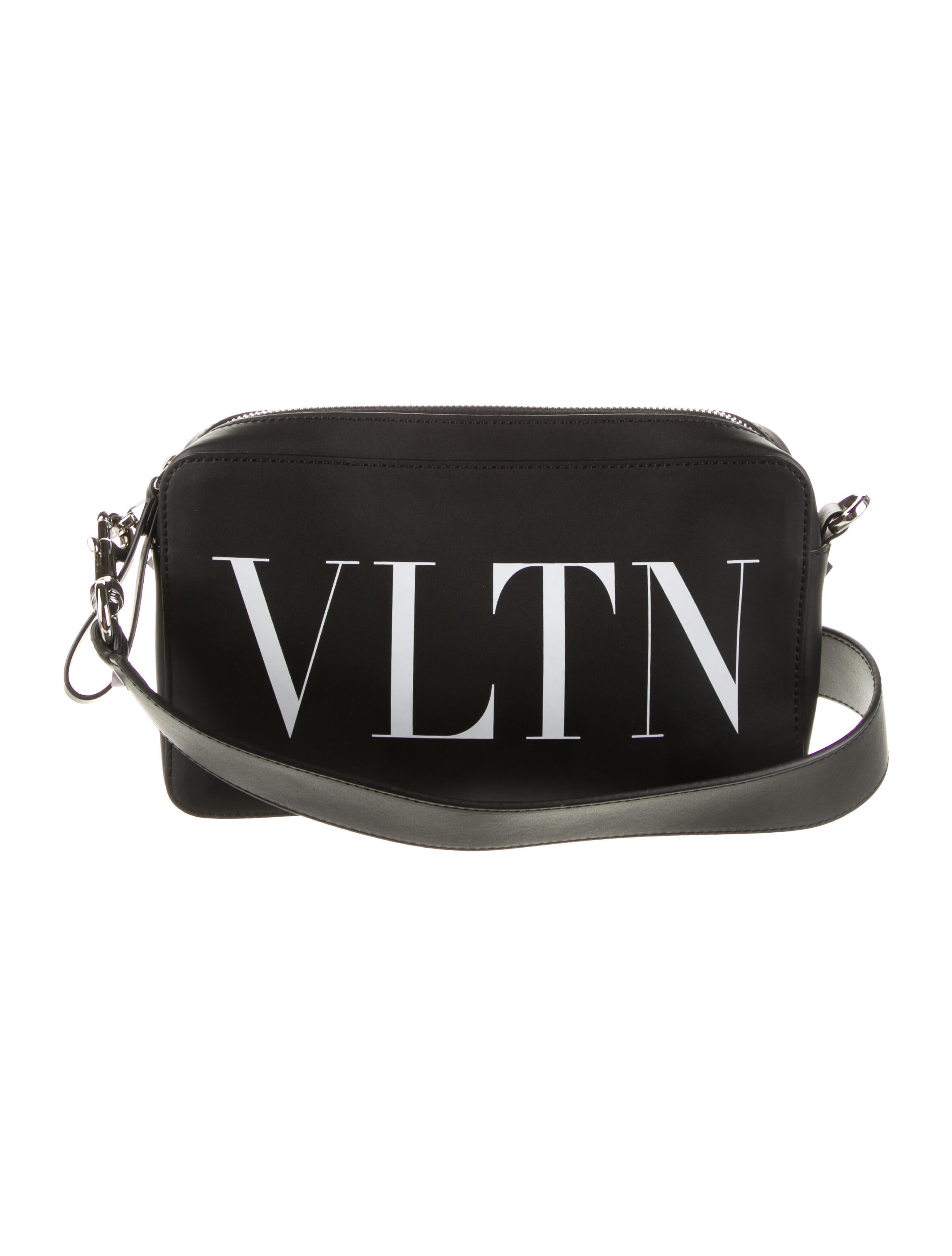 Valentino VLTN Leather Crossbody Black Crossbody Bags, Handbags VAL306628 The RealReal