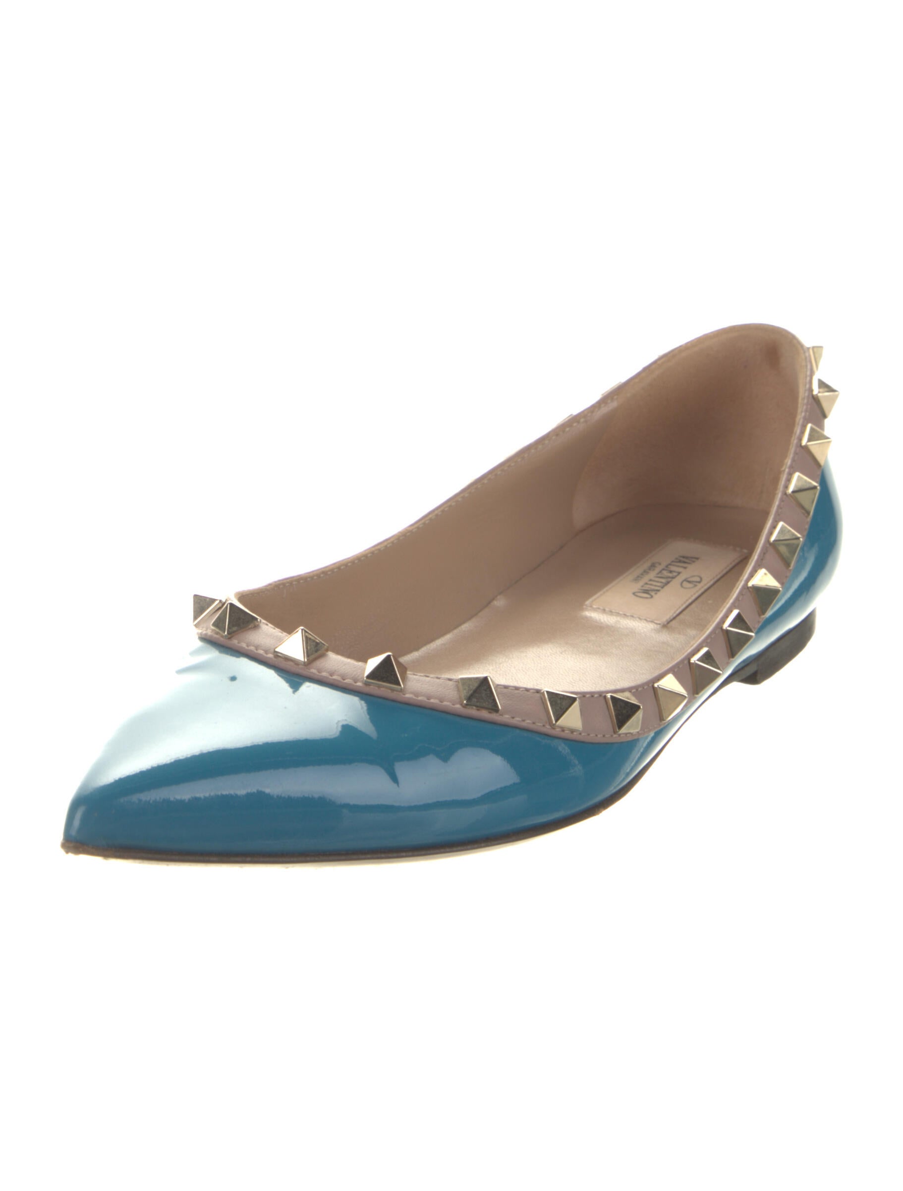 Valentino Rockstud Leather Flat