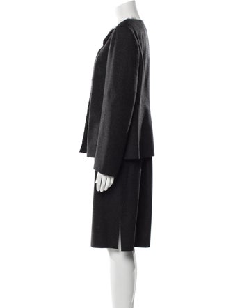 Valentino Virgin Wool Skirt Suit