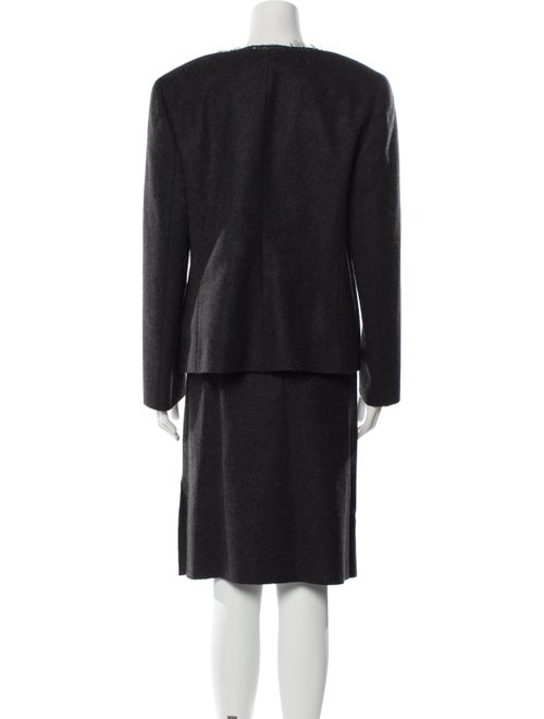 Valentino Virgin Wool Skirt Suit