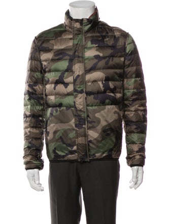 Valentino Camouflage Print Utility Jacket