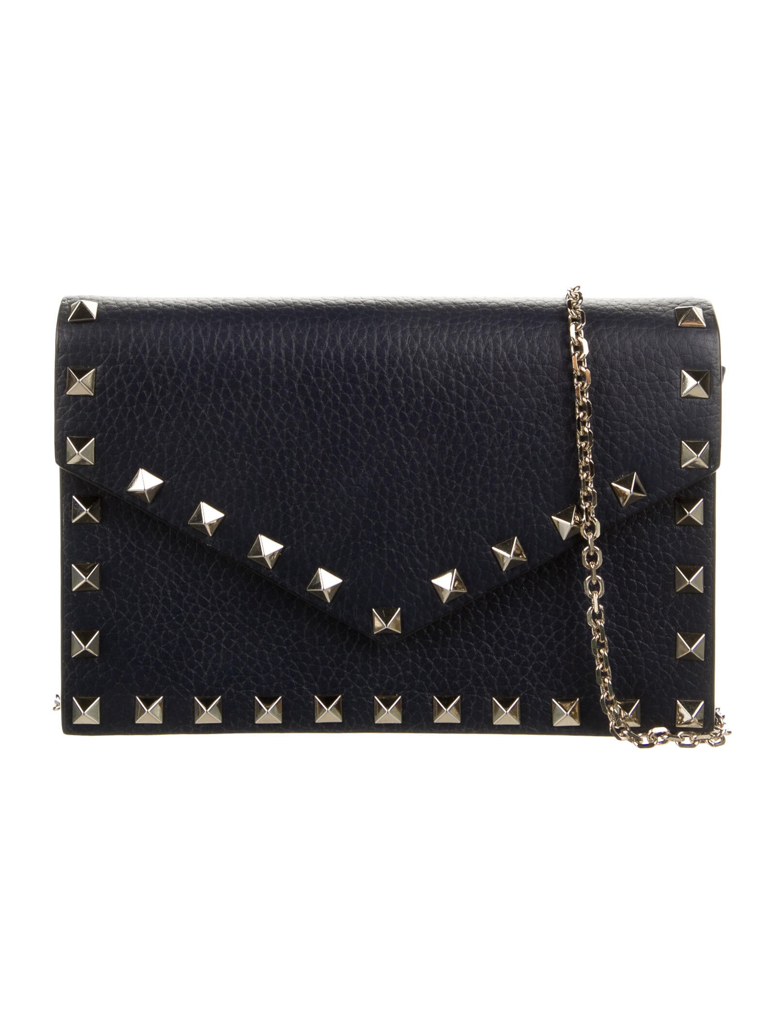 Valentino Leather Rockstud Crossbody Bag Black Crossbody Bags