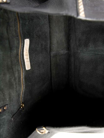 Valentino Leather Studded Tote Bag