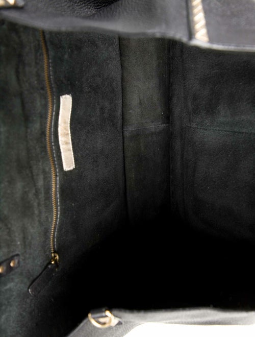 Valentino Leather Studded Tote Bag