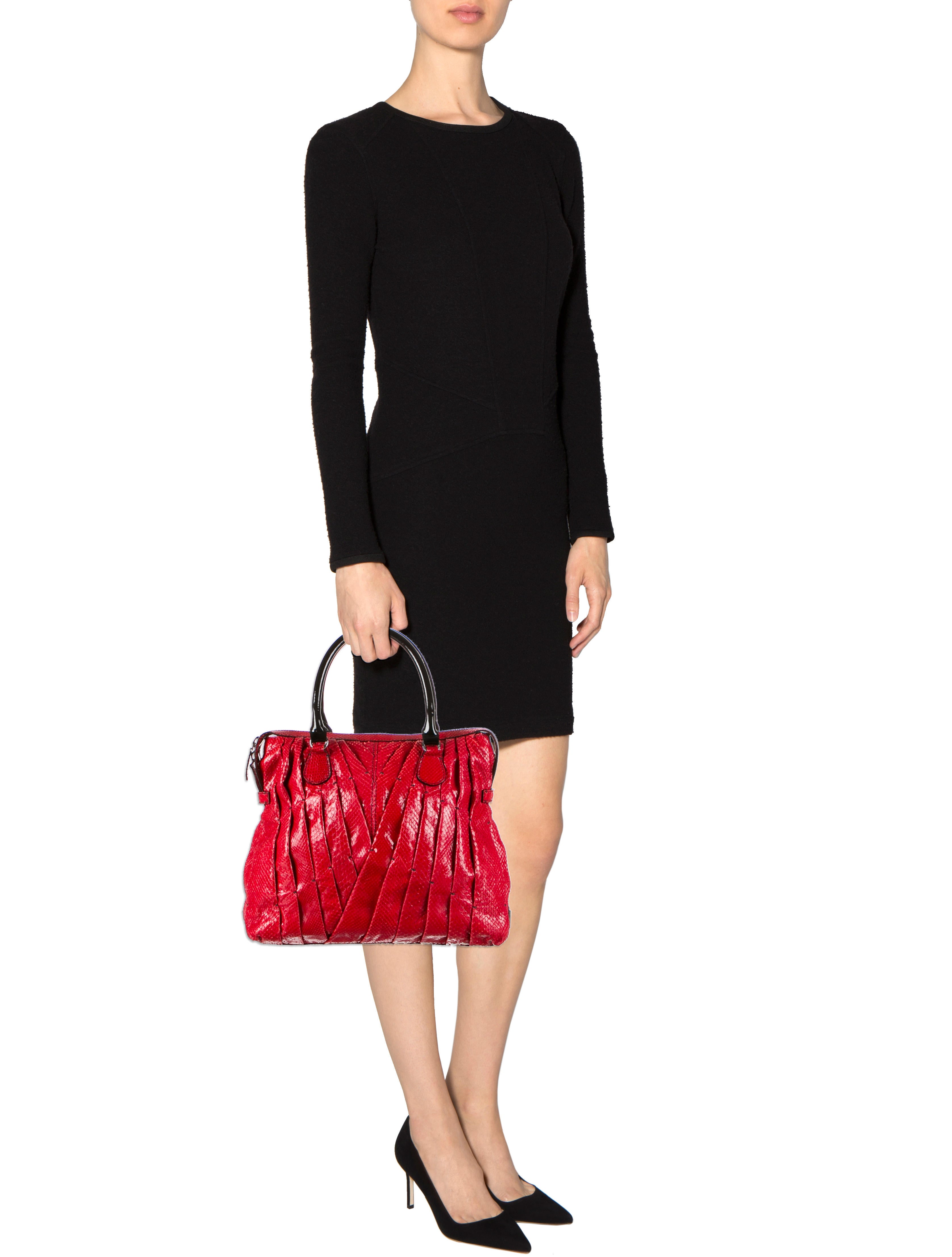 Valentino Python Maison Bag