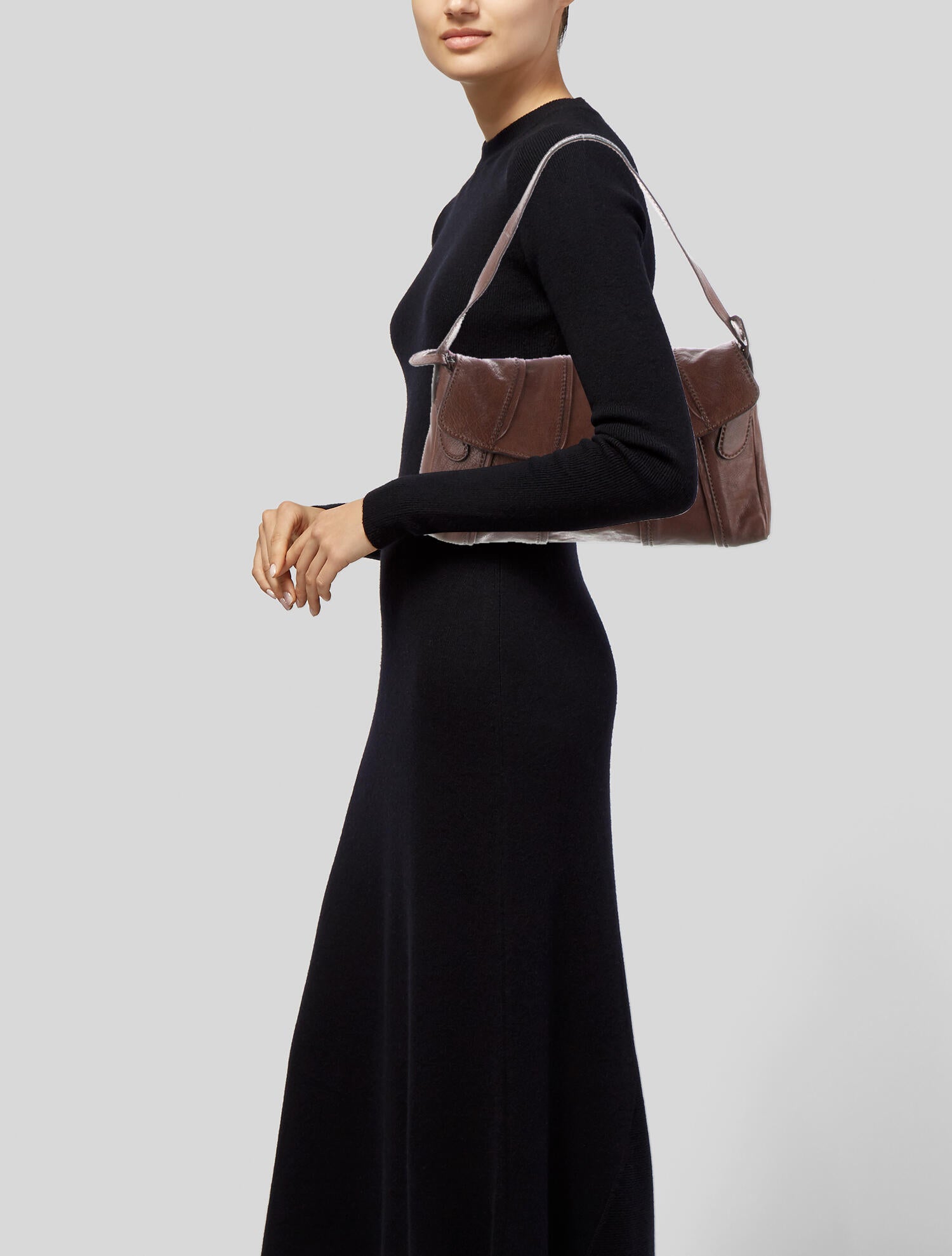 Valentino Shoulder Bag w/ Tags Brown Shoulder Bags, Handbags