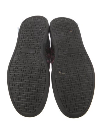 Red Valentino Floral Print Sneakers